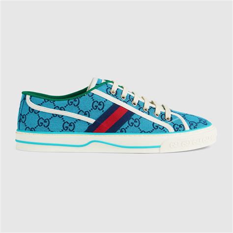 gucci 1977 tennis shoes blue|Gucci 1977 sneakers men's.